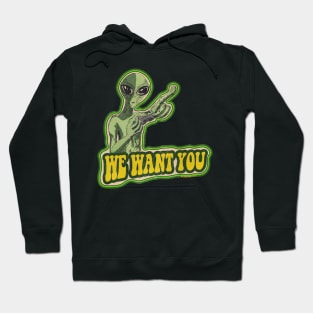 Alien Recruiter (Retro Green) Hoodie